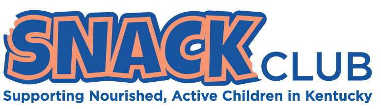 SNACK club logo - Supporting Nourished, Active Children in Kentucky