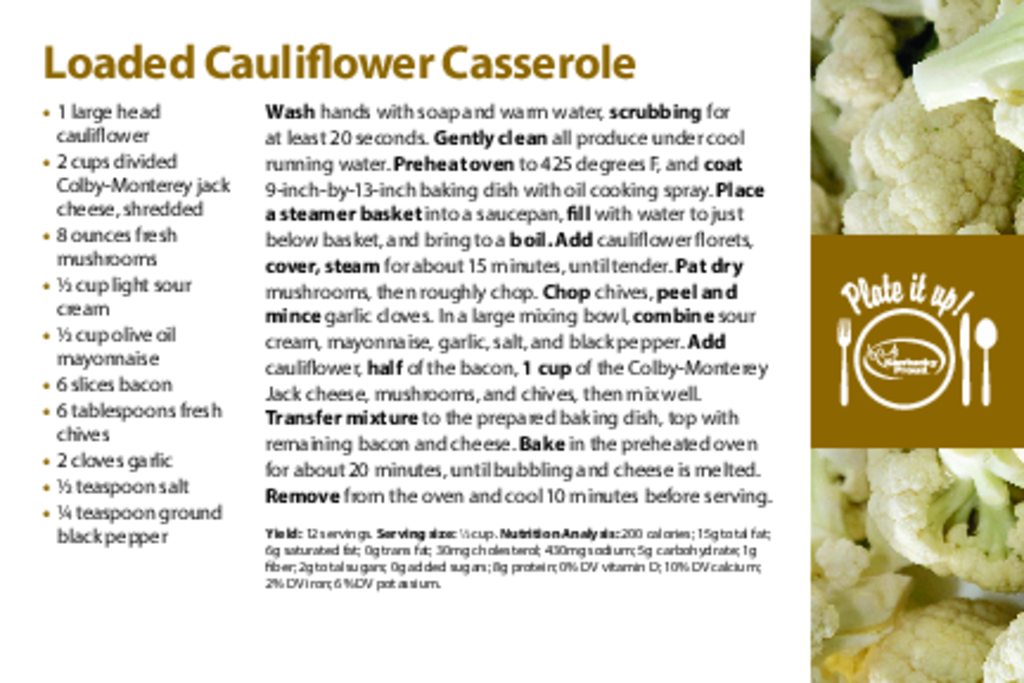 Preview of LoadedCauliflowerCasserole-RecipeCard
